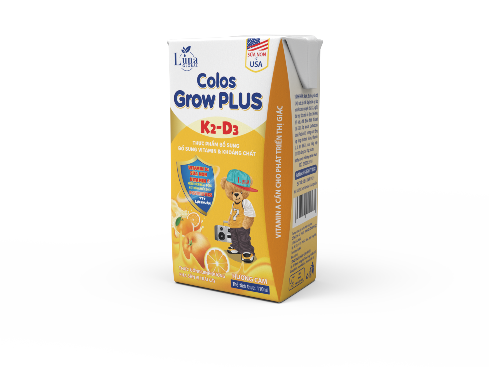 Sữa Colos Grow Plus K2-D3